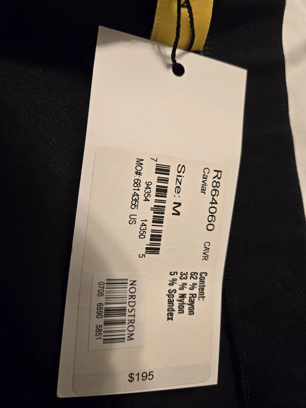 NWT St John Black Straight Leg Pants Size M
